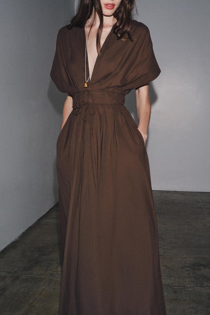 Willow Ember Midi Dress