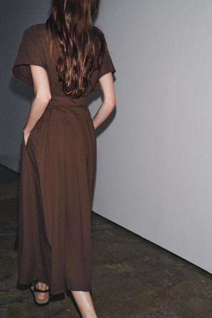 Willow Ember Midi Dress