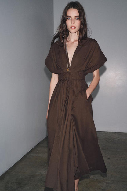 Willow Ember Midi Dress