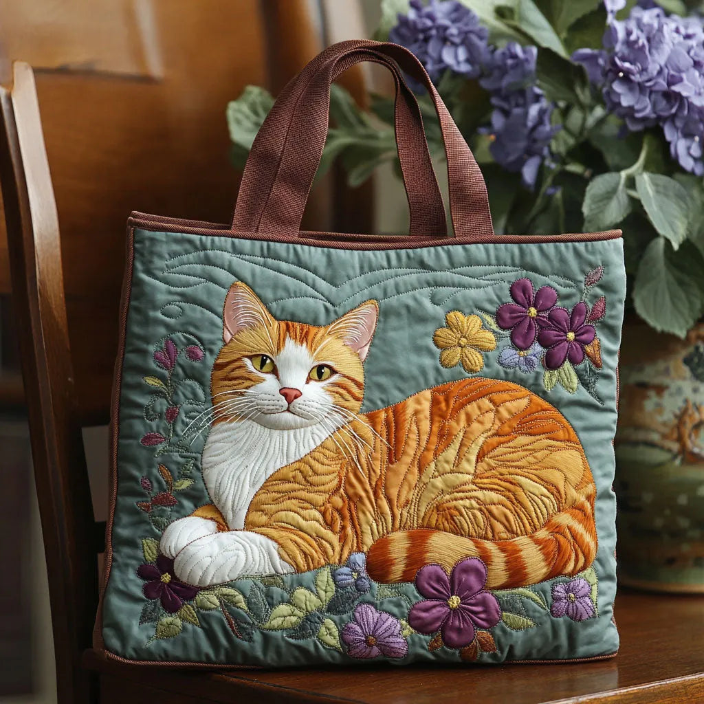 Handmade bag - Red Cat
