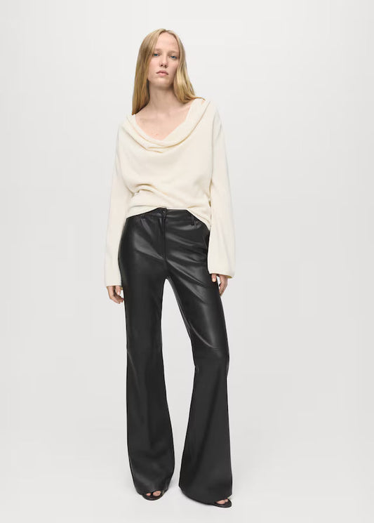 Alvora Maple Leather Trousers