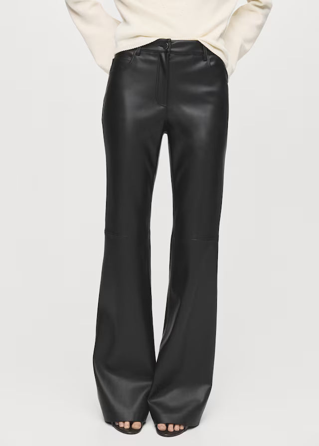 Alvora Maple Leather Trousers