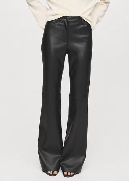 Alvora Maple Leather Trousers
