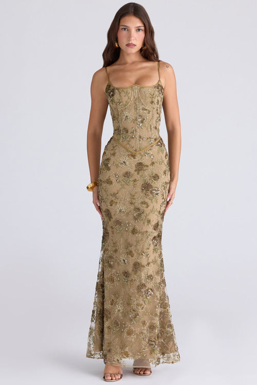 Ava - Luxe Corset Maxi Dress