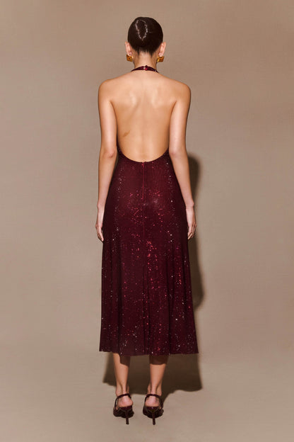 Velvet Ember Gown