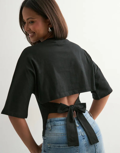 Willow - Back Bow Top