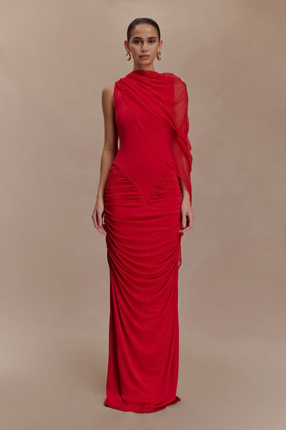 Ella Draped Maxi Dress