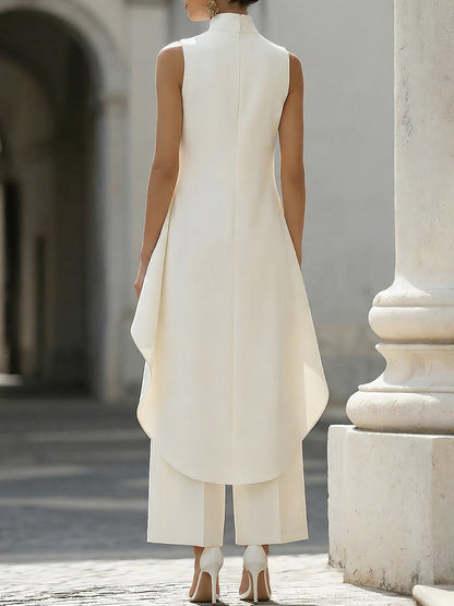 Cecilia - Full-length jumpsuit with elegant drape