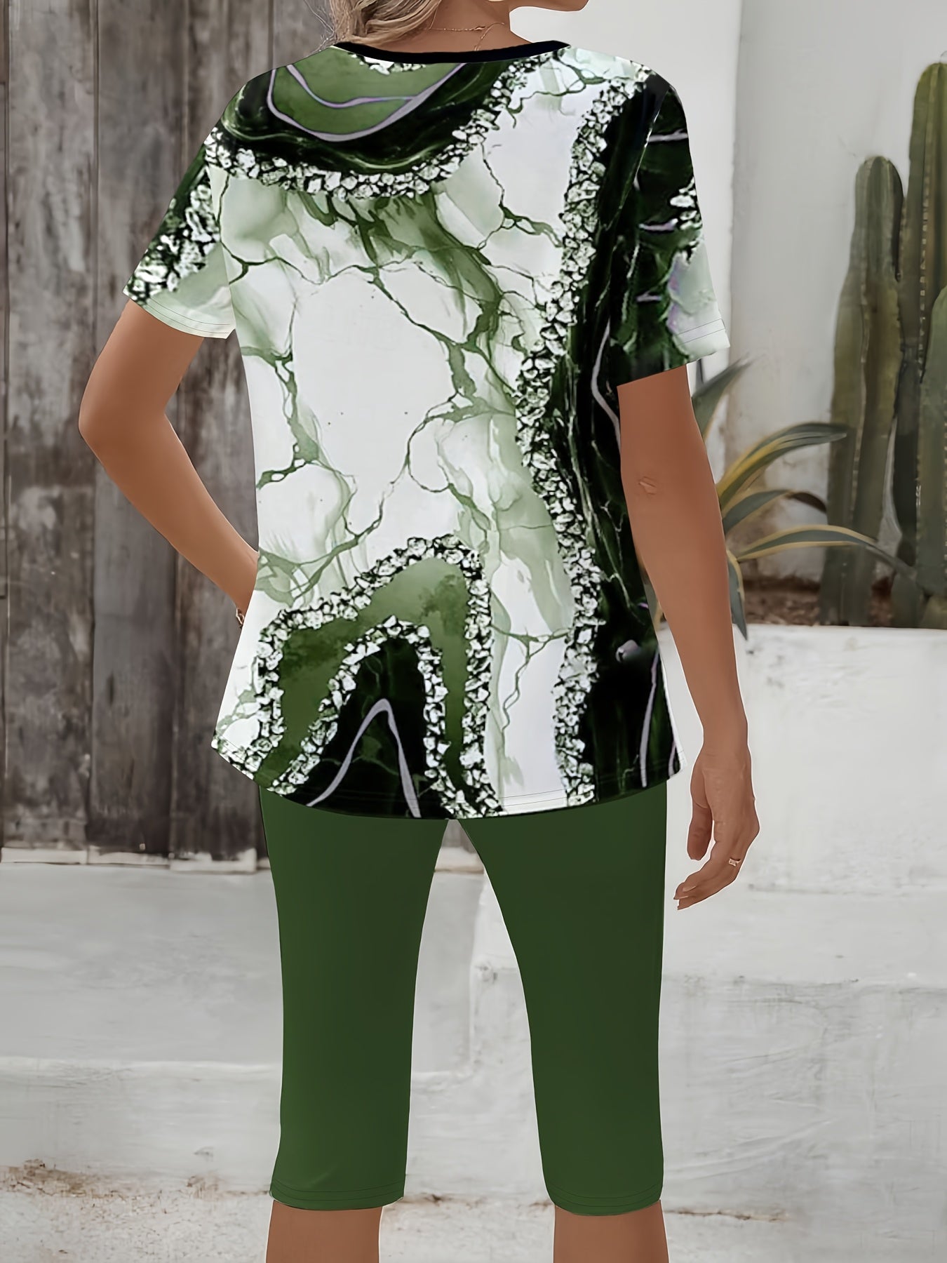 Beatrice - Botanical Print Stretch Set