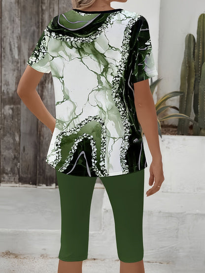 Beatrice - Botanical Print Stretch Set