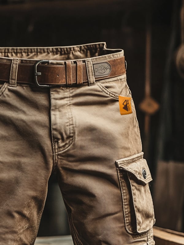 Bradley - Retro cargo shorts with multiple pockets