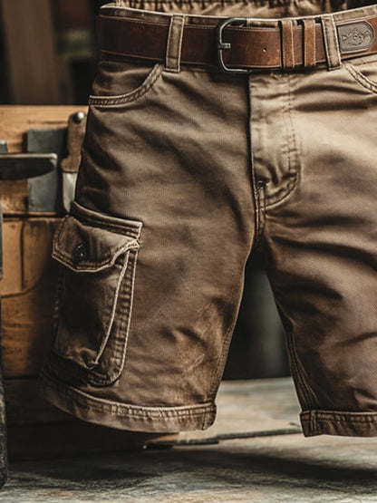 Bradley - Retro cargo shorts with multiple pockets