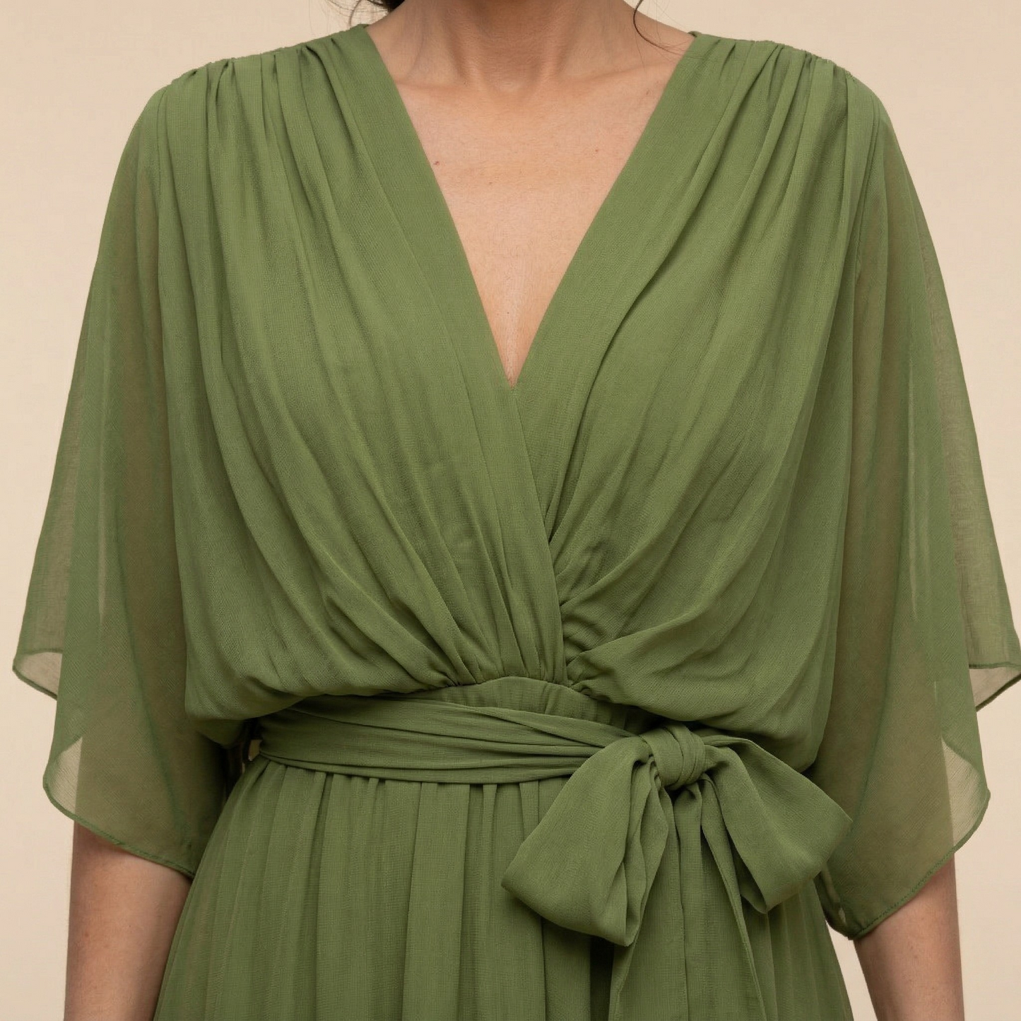 Florence - Elegant Maxi Dress with V-neck