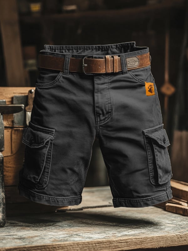 Bradley - Retro cargo shorts with multiple pockets