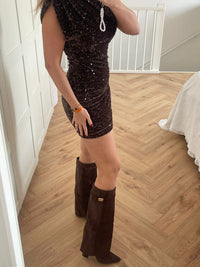 Brown Suede