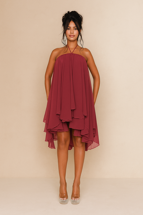 Moonlit Veil Dress