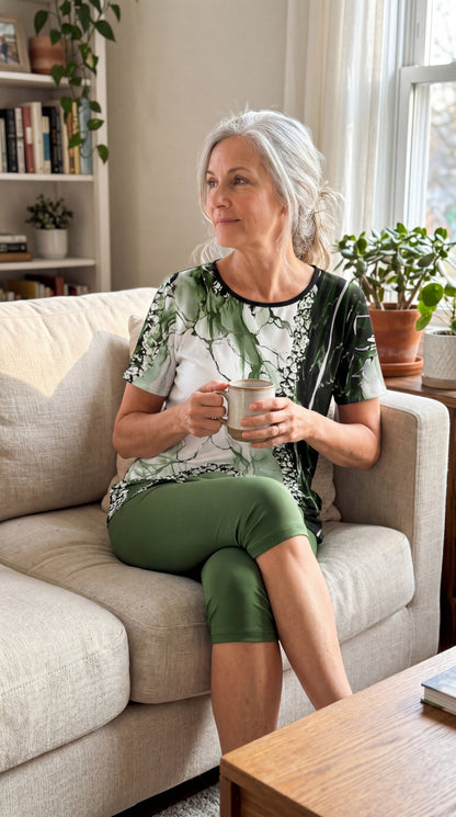 Beatrice - Botanical Print Stretch Set