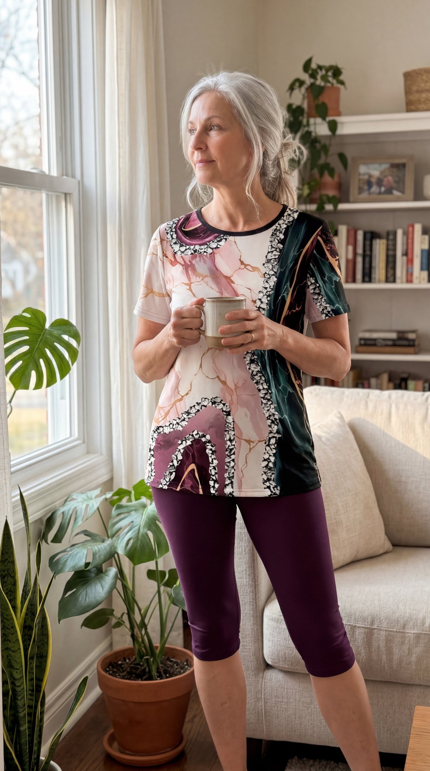 Beatrice - Botanical Print Stretch Set