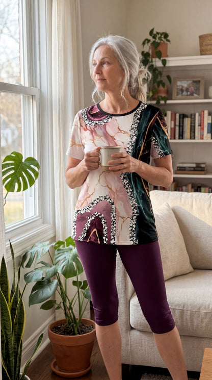 Beatrice - Botanical Print Stretch Set