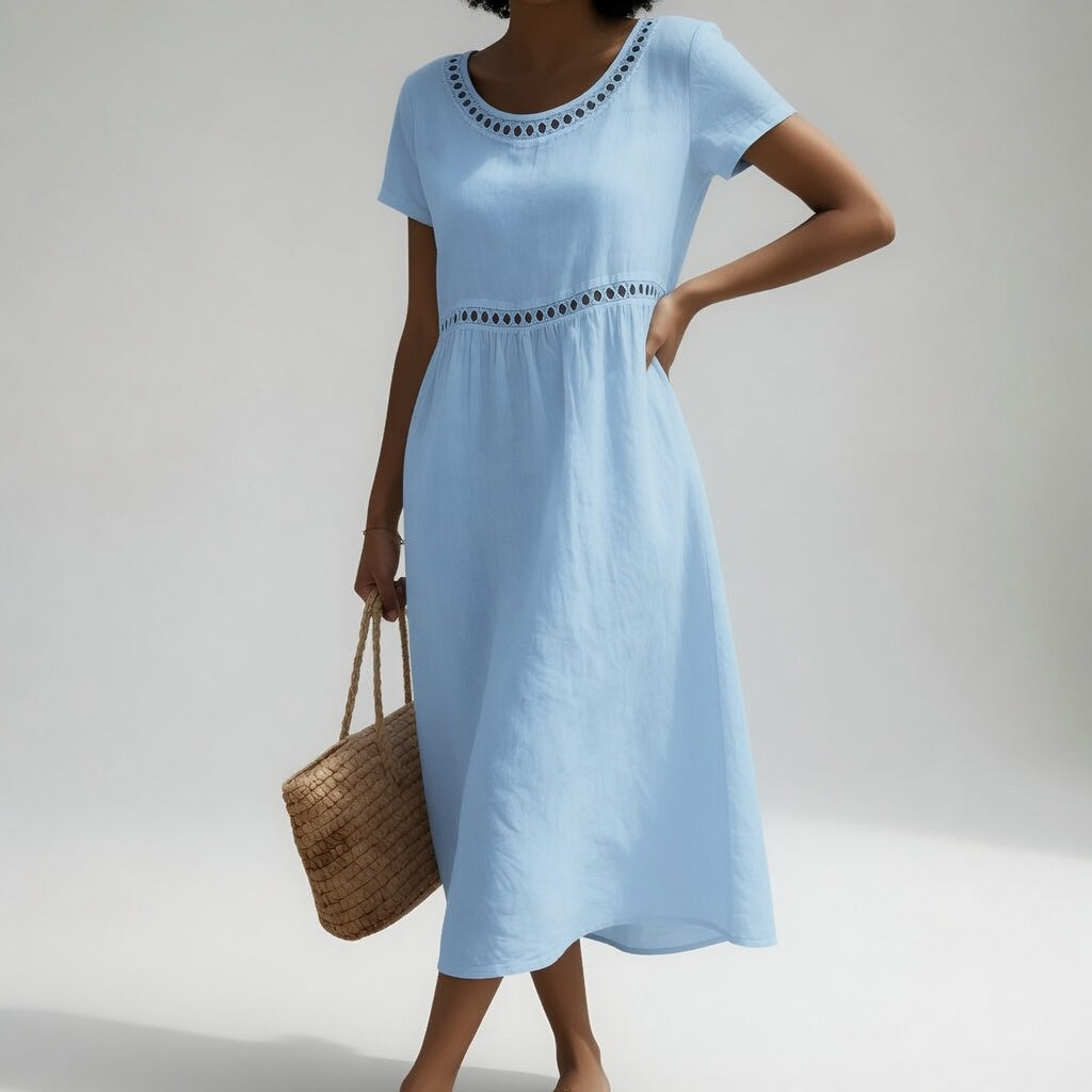 Camille - Embroidered dress for women