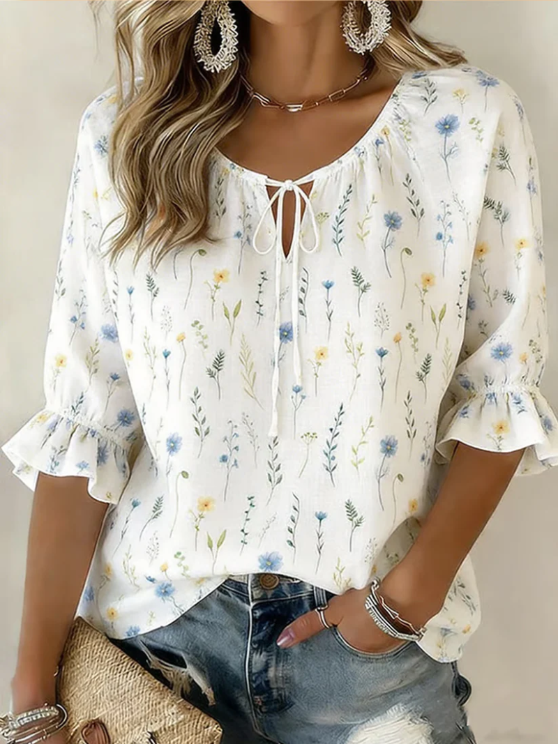 Lynn – Floral print blouse