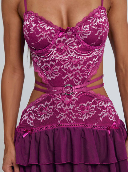Sophie Cut-Out Lace Mini