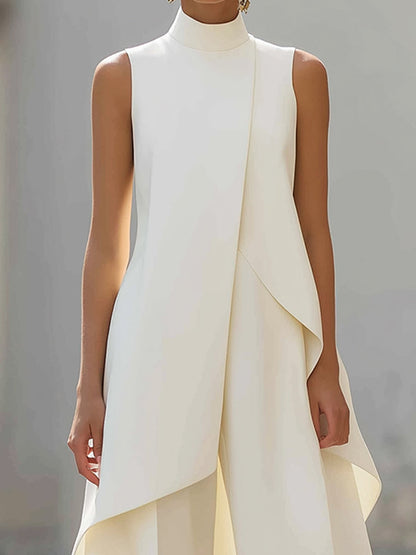 Cecilia - Full-length jumpsuit with elegant drape