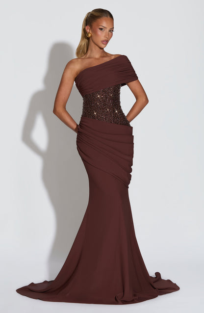 Opulence One Shoulder Gown