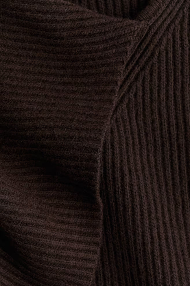 Ribbed Scarf Sweater