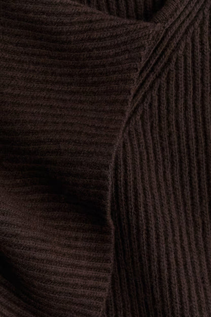 Ribbed Scarf Sweater