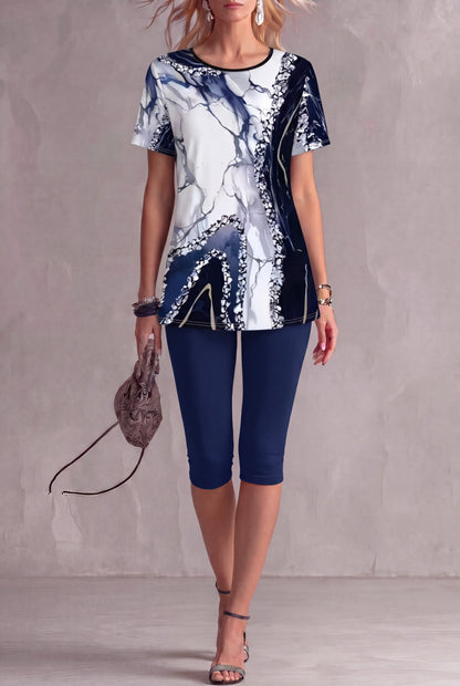 Beatrice - Botanical Print Stretch Set
