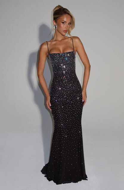 Midnight Glam Glitter Dress