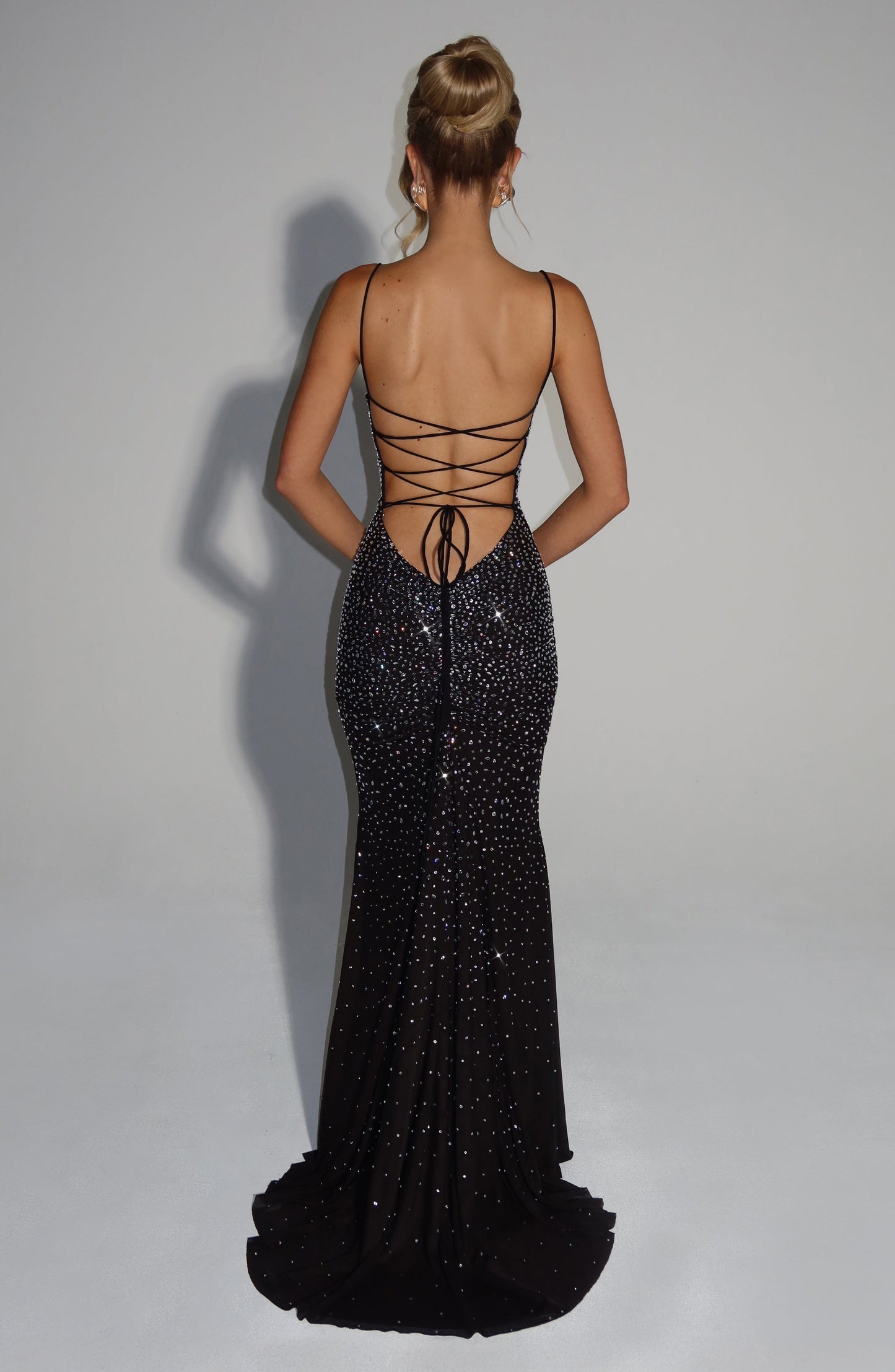 Midnight Glam Glitter Dress