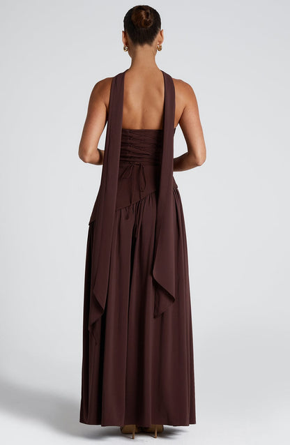 Solenne Umber Dress