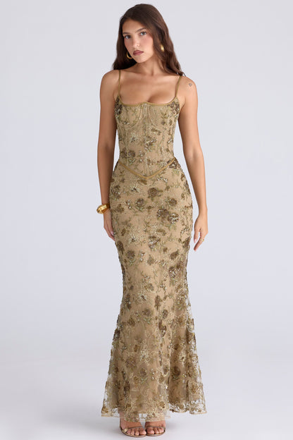 Ava - Luxe Corset Maxi Dress