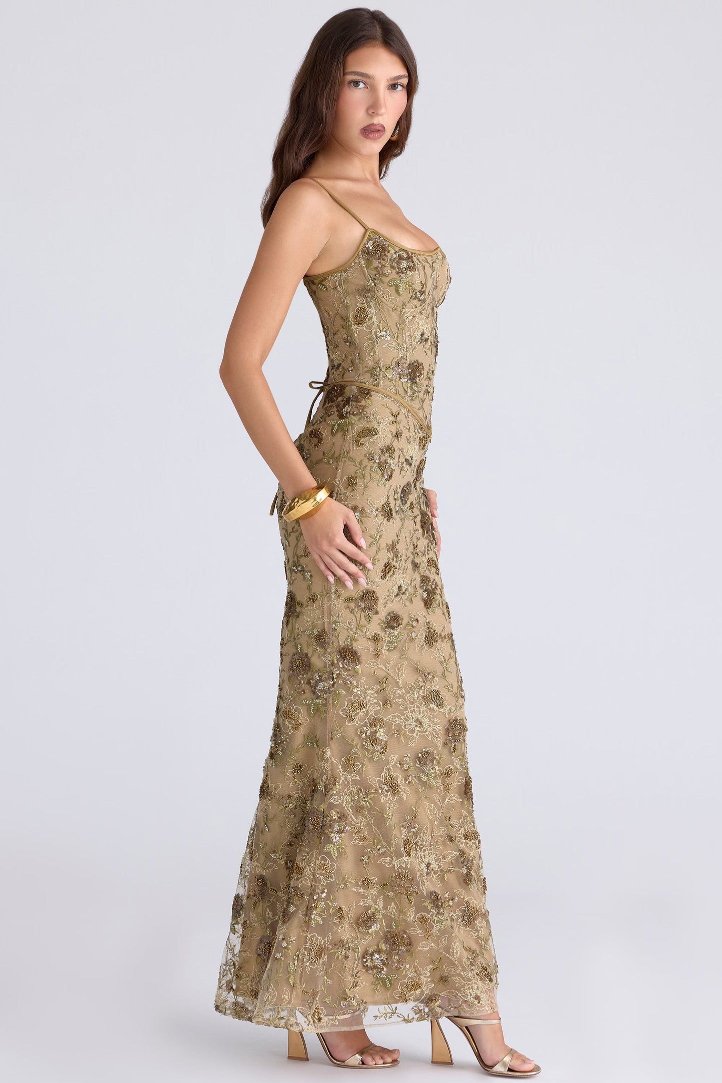 Ava - Luxe Corset Maxi Dress